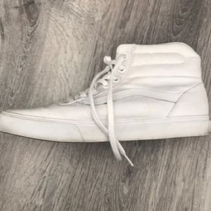 White vans a little dirty